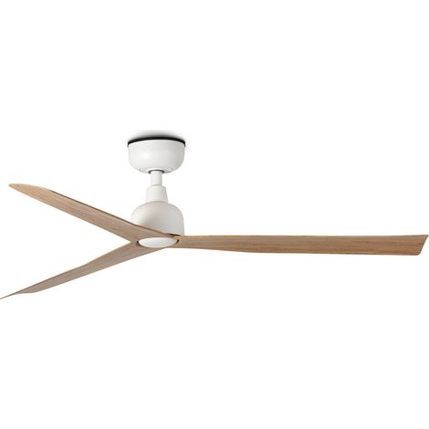 MARINE M Deckenventilator weiß/eiche IP44