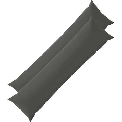 vidaXL Funda de almohada 2 pcs HEERLEN Antracita 40 x 145 cm Poliéster (1/2)