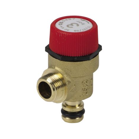 Diff – Soupape chauffage central 3 Bar – Pression max 3 Bar – Filetage 1/2" – Compatible chaudières ARISTON CHAFFOTEAUX