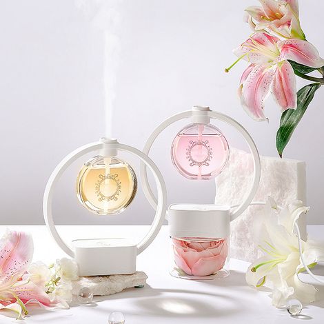 Automatischer Duftdiffusor für Zuhause, Schlafzimmer und Badezimmer langanhaltender Deodorant, Luftreiniger und Aromadiffusor inklusive 1 Flasche Shangri-La ätherischem Öl. (1/5)