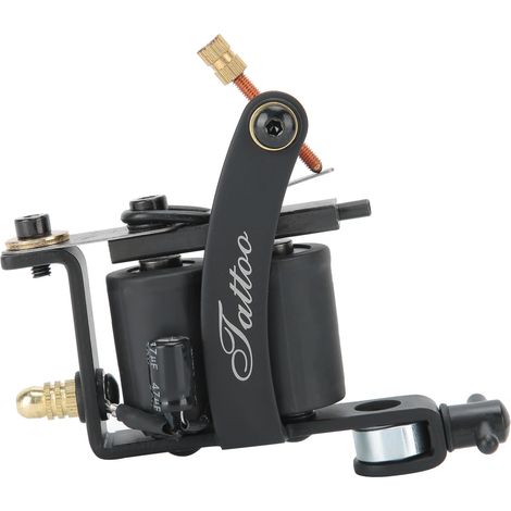 Machine à Tatouage Professionnelle Compacte Noire pour Lignes et Ombrages (ZZ035) (1/5)