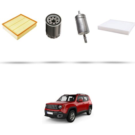 Kit tagliando 4 filtri compatibile con Jeep Renegade (BU) 1.4 LPG 88kw dal 2016 (1/5)