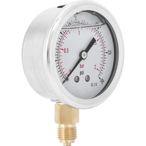 Manomètre à vide radial à bain d'huile haute précision TS PGG604-2bar Y60 pour machines (1/5)