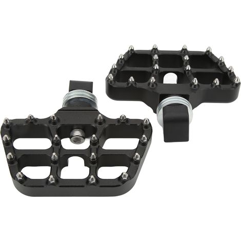 Paire de repose-pieds arrière légers pour moto R1200GS LC 2014-2019, couleur argent. (1/5)