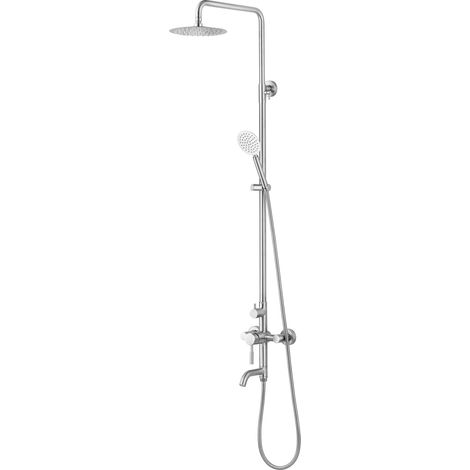 Duschsäule aus Edelstahl mit Dusch-Set STEELY 2 (1/5)