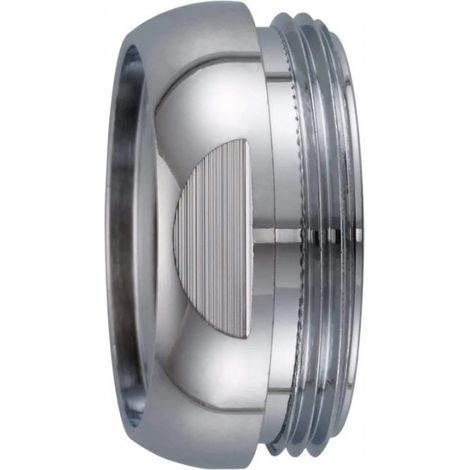 Riduzione in ottone cromato femmina 22x100, maschio 12x17