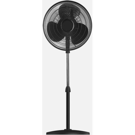 Ventilador De Pie Yamato Negro 3vel 50w 3asp Fijo Y Rotatorio Regx41x41cm (1/2)