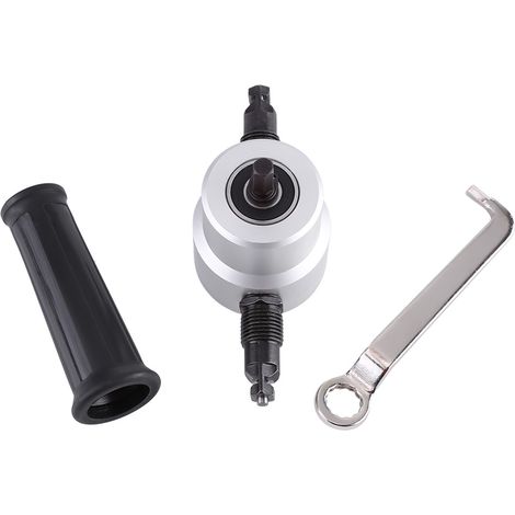Kit de coupe-tôle à double tête pour perceuse électrique - Grignoteuse (1/5)