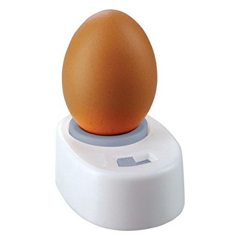 KitchenCraft Punzonatrice per uova, White (1/4)