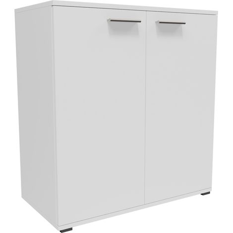 Cassettiera bianca CR3-KD1, piccola e compatta, ideale per riporre vestiti e giocattoli.