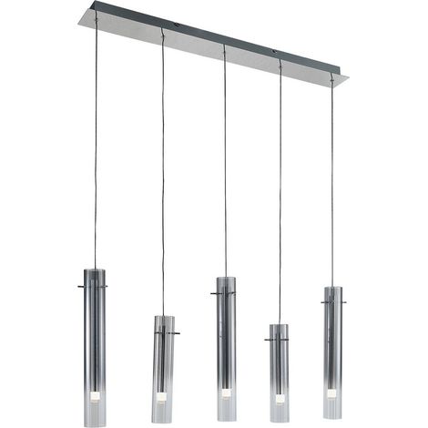 Pendelleuchte "Korvitha" aus Glas dimmbar für Wohnzimmer & Esszimmer von Lucande (1/5)