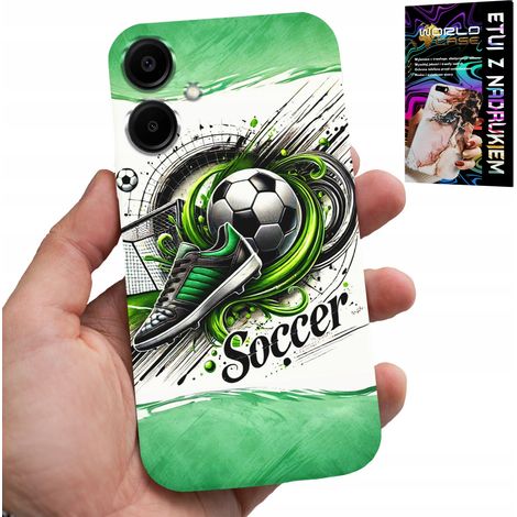 Schutzhülle für Samsung Galaxy A06 5G – Fußball-Design, inklusive Schutzfolie (1/5)