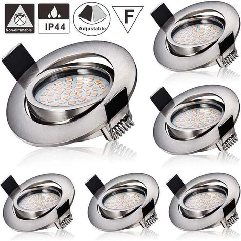 full 5W LED bulb, warm white 3000K, 45W halogen lamp, 230V, light bulb, 55mm Loch [Energieklasse E] (1/5)
