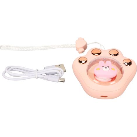 Chauffe-mains USB rechargeable voiture cartoon - 3 niveaux, chauffage rapide, lumière intégrée (1/5)