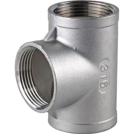 Gewindefitting T-Stück 90° IG NPS=1 1/2 ″ 307 (1/4)