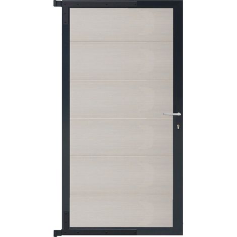 ELZE-Tor-Komplettset 90 x 173 cm, Füllung beige