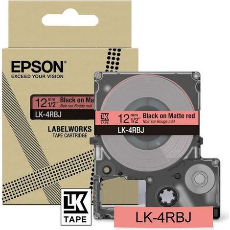 Epson LK-4RBJ Nero, Rosso
