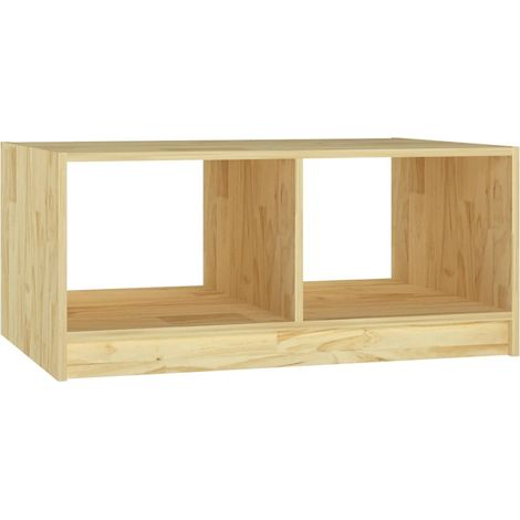 Maison Exclusive - Mesa de centro de madera maciza de pino 75x50x (1/5)