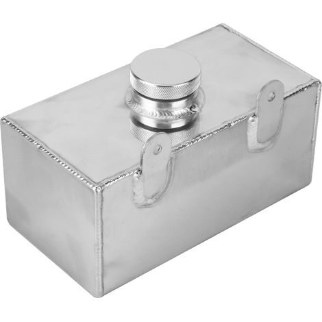 2-Liter-Aluminium-Scheibenwaschflüssigkeitsbehälter, polierte Flasche, Ladeluftkühler-Sprühbehälter, universelles Autoteil (1/5)