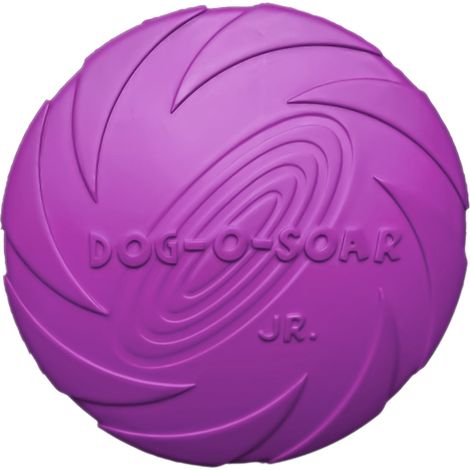 Pet Nova Spielzeug – Gummifrisbeescheibe, lila, 22 cm (1/5)