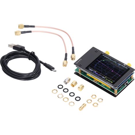 Vektornetzwerkanalysator HF VHF UHF Kurzwellenantennen-Analyse-Kit 50 kHz–3 GHz mit eingebautem Akku (1/5)