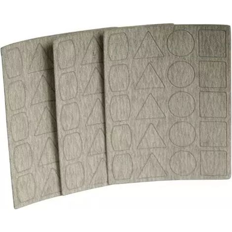 Papier de verre feuille autocollante pour PS 13 - Grain 180 - Lot de 3 feuilles - PROXXON - 28822 (1/2)