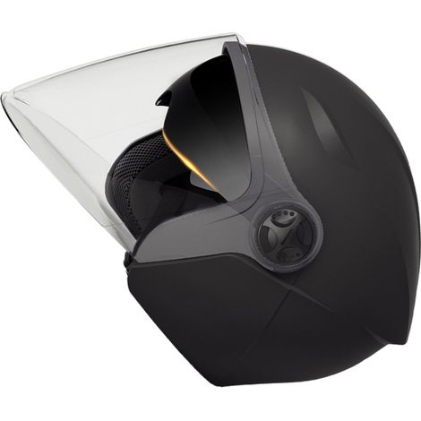 Casque Moto Double Visière Modulable Antichoc Confortable Intégral Homme Femme Noir Taille Unique Protection Hivernale (1/5)