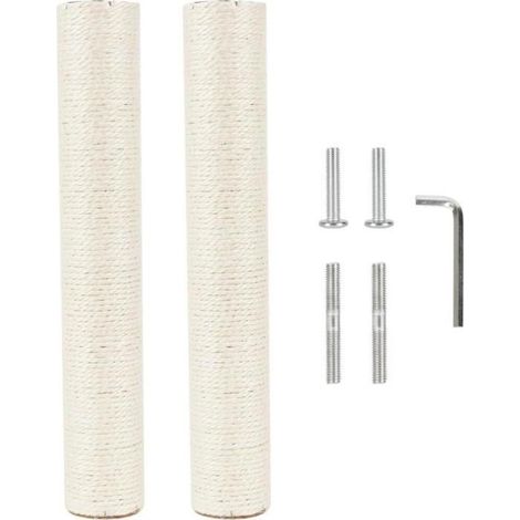 Arbre à Chat de Rechange en sisal pour Arbre à Chat de 7,4 cm de diamètre (M8, 45 cm) (1/5)