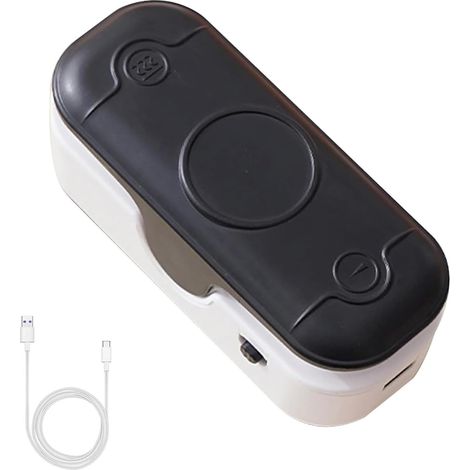Machine de scellage portable pour sacs d'emballage, machine de mise sous vide alimentaire avec coupe-produits, adaptée aux petits produits alimentaires. (1/4)