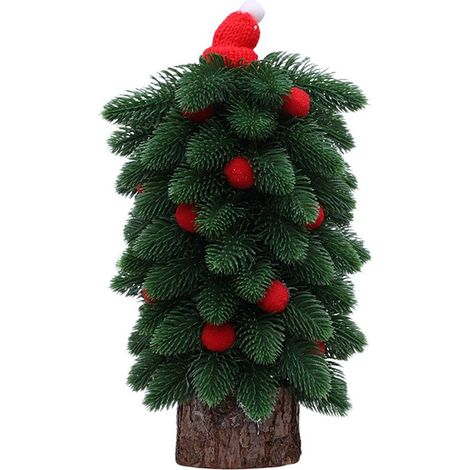 Sapin de Noël artificiel grand modèle Le Petit Chaperon Rouge à assembler pour bureau (1/5)
