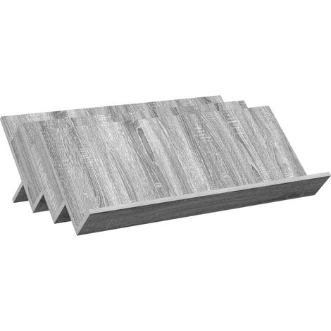 Maison Exclusive - Scaffale per riviste Grigio Sonoma 90 x 53 x 28,5 cm