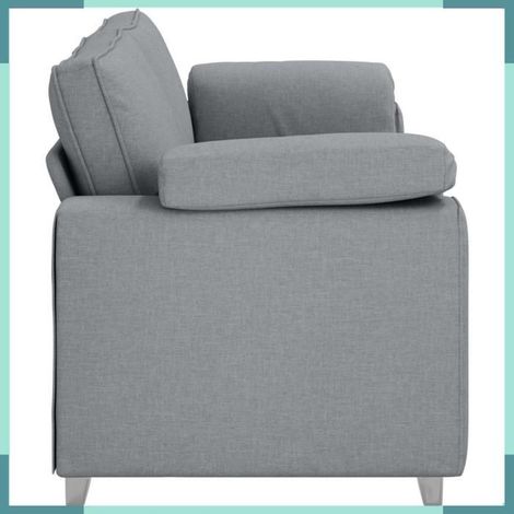 Canapé 3 places - 4105237 - Gris clair - Tissu - 219 x 80 x 80 cm (1/5)
