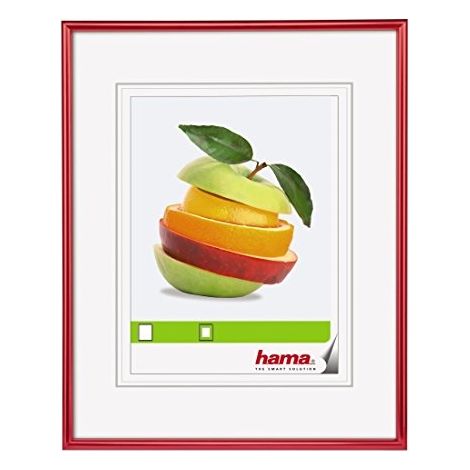 HAMA CADRE EN PLASTIQUE ''SEVILLA'', ROUGE, 15 X 20 CM 00066278