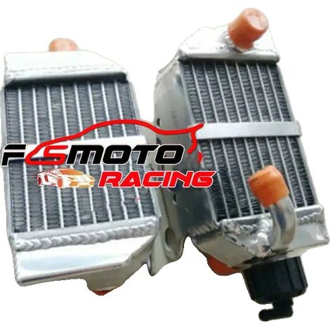 Radiateur en aluminium, ajustement personnalisé pour KTM 50 SX/SXS Mini, conçu pour 49cc/50cc 2-temps, efficacité de refroidissement améliorée, installation facile, design léger (1/5)