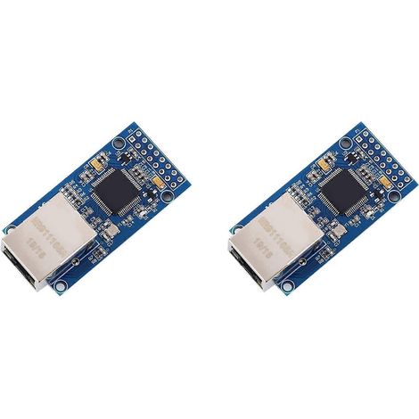 2 modules réseau Ethernet à port série CH9121, convertisseur UART vers RJ45, alimentation CC 3,3 V/5 V, module réseau TCP/IP STM32 (1/5)