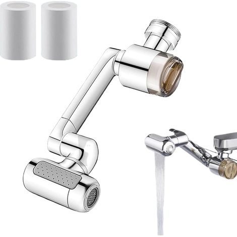 Extensión para grifo de lavabo - Vaporizador facial ajustable Extensión ajustable para grifo de cocina Para casa de alquiler, hogar, residencia estudiantil, apartamento, baño (1/5)