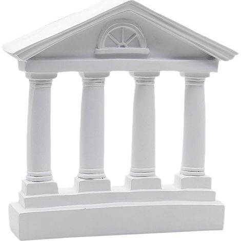 de temple en résine modèle de temple grec pour la décoration