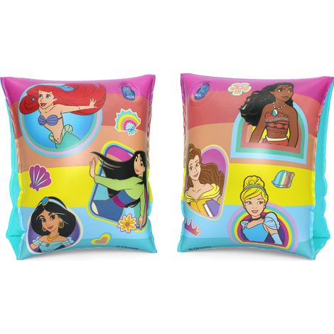 Bestway Aufblasbare Schwimflügels für Kinder von 3 bis 6 Jahren 17x12 cm Disney Prinzessin Design Doppel-Luftkammer (1/5)