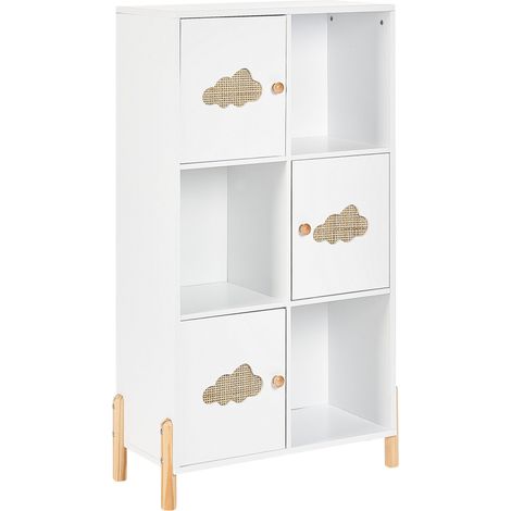 Shelving Unit CLOUDY 111 cm White