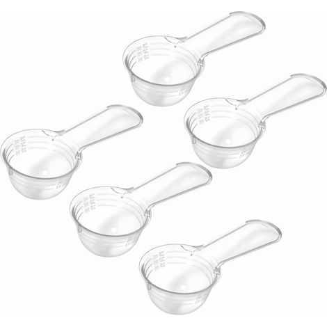 Novaliv 5X cuillères doseuses 30g plastique robuste Fabriqué en Allemagne dosage précis de poudres et de liquides pour la cuisine sport ménage