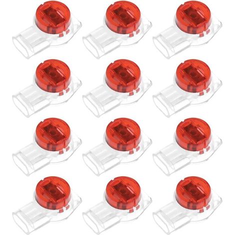 50pcs Connecteurs UY K3 Connecteur de Câble Téléphonique Étanche Remplis de Gel UY Connecteur d'épissure Bout Connecteur à Sertir Gelée pour Joints de Fil de Téléphone Câble (1/4)