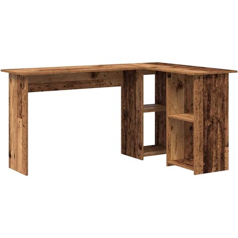 Maison Exclusive - Escritorio con estante Madera envejecida 142 x