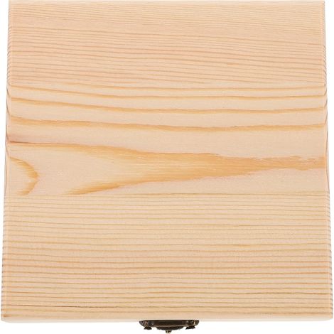 Coffret de Collection de CD en Bois Carré, Étui Porte-disque Fin Empilable, Organisateur Polyvalent pour Dvd, Style Rétro pour Bureau et Maison (1/5)