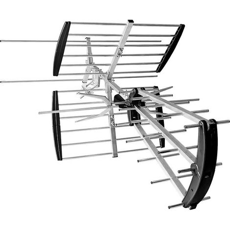 Antenna DVB-T2 per TV terrestre, direzionale VHF UHF, filtro LTE DPM HN63NWZ (1/2)