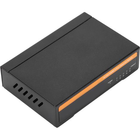 TBCS5005E 1000M 5-Port Ethernet-Switch, Auto-Adaptive Splitter, Desktop-Computerzubehör, 100-240V (EU-Stecker) (1/5)