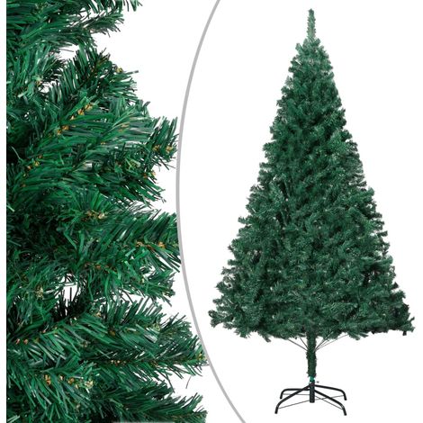 Arbre de Noël artificiel, Sapin de Noël Artificiel pour Décoration de Fête de Noël avec branches épaisses Vert 150 cm PVC LKOWF22676 (1/5)