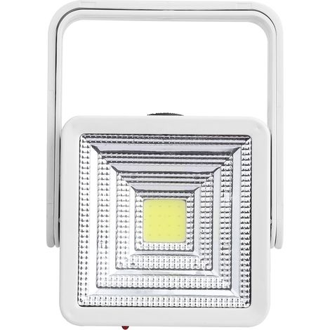 Lampe Solaire Led Cob Portable Rechargeable Usb Pour Camping Randonnée Extérieure Avec Aimant - 1 Pièce (1/5)