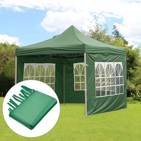 Tentes de jardin, tentes d'extérieur,parois latérales de tente,tentes en toile Oxford,tentes pliables(vert, armature et toile non incluses)