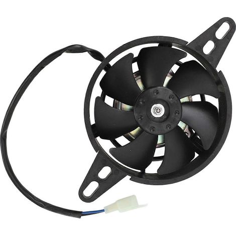 Ventilateur de refroidissement de radiateur 12 V pour moto, quad, karting et quad haute performance (150-250 cm3). (1/5)