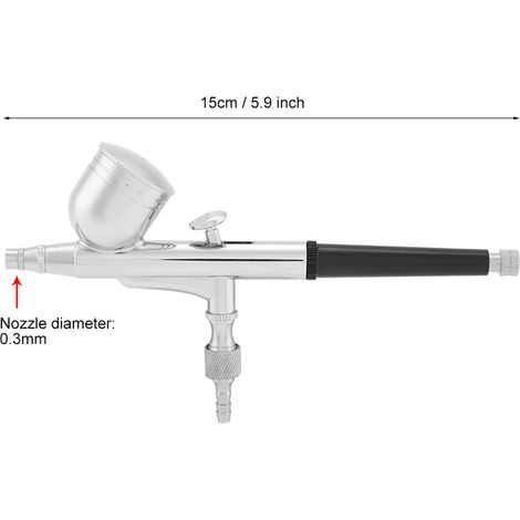 Doppelwirkende Schwerkraft-Airbrush Modell G-130 mit 0,3 mm Kupferdüse für Kunst und Kosmetik (1/5)